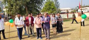 2022 batch ke sports game me Aayush vishwavidyalay Ke kulpati ji Chief guest - Dr. KRC reddy