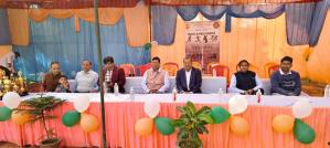 2022 batch ke sports game me Aayush vishwavidyalay Ke kulpati ji Chief guest - Dr. KRC reddy