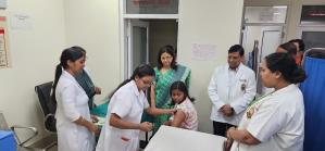 सर्वाइकल कैंसर के विरुद्ध जनपद गोरखपुर में HPV टीकाकरण अभियान - 10 अप्रैल 2026